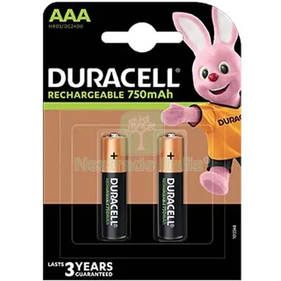 10CF PILA MINI STILO AAA RICARICABILE DURACELL VOLT 1,2 MAH 750 CF=PZ 2 — Batterie e caricabatterie — rif. FERX.VIR7402154 10CF PILA MINI STILO AAA RICARICABILE DURACELL VOLT 1,2 MAH 750 CF=PZ 2 — Batterie e caricabatterie — rif. FERX.VIR7402154