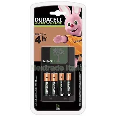 CARICATORE PILA RICARICABILE CEF14 DURACELL + 2XSTILO AA + 2XMINI STILO AAA MIN 45=HR 4 — Batterie e caricabatterie — rif. FERX.VIR7402168 CARICATORE PILA RICARICABILE CEF14 DURACELL + 2XSTILO AA + 2XMINI STILO AAA MIN 45=HR 4 — Batterie e caricabatterie — rif. FERX.VIR7402168