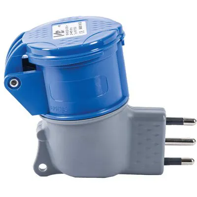 2PZ ADATTATORE 16A-PRESA BLU 7300 VB 2P+T 16A IP44 — Interruttori e prese — rif. FERX.VIR7402817 2PZ ADATTATORE 16A-PRESA BLU 7300 VB 2P+T 16A IP44 — Interruttori e prese — rif. FERX.VIR7402817