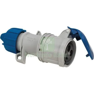 2PZ Presa Mobile Industriale Blu FME 2P+T 16A IP55 Mod IP55 — Interruttori e prese — rif. FERX.VIR7403037 2PZ Presa Mobile Industriale Blu FME 2P+T 16A IP55 Mod IP55 — Interruttori e prese — rif. FERX.VIR7403037