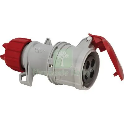 PRESA MOBILE INDUSTRIALE ROSSA FME 3P+T 16A IP55 Mod IP55 — Interruttori e prese — rif. FERX.VIR7403039 PRESA MOBILE INDUSTRIALE ROSSA FME 3P+T 16A IP55 Mod IP55 — Interruttori e prese — rif. FERX.VIR7403039
