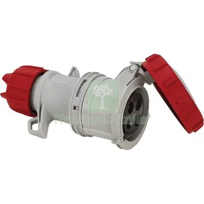 PRESA MOBILE INDUSTRIALE ROSSA FME 3P+T 16A IP67 Mod IP67 — Interruttori e prese — rif. FERX.VIR7403040
