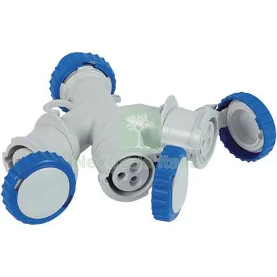 ADATTATORE MULTIPLO SPINA BLU PRESA BLU FME 2P+T 16A IP44 — Interruttori e prese — rif. FERX.VIR7403095 ADATTATORE MULTIPLO SPINA BLU PRESA BLU FME 2P+T 16A IP44 — Interruttori e prese — rif. FERX.VIR7403095