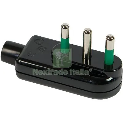 10PZ SPINA MOBILE RIBASSATA FME NERO 2P+T 16A A 16 Colore Nero — Interruttori e prese — rif. FERX.VIR7403119 10PZ SPINA MOBILE RIBASSATA FME NERO 2P+T 16A A 16 Colore Nero — Interruttori e prese — rif. FERX.VIR7403119