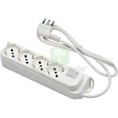 2PZ Multipresa Bipasso Schuko + INT.LUM Retail FME Bianco Posti 4 2P+T 16A N°xmmq 3X1,0 MT 1,5 Colore Bianco — Interruttori e prese — rif. FERX.VIR7403223 2PZ Multipresa Bipasso Schuko + INT.LUM Retail FME Bianco Posti 4 2P+T 16A N°xmmq 3X1,0 MT 1,5 Colore Bianco — Interruttori e prese — rif. FERX.VIR7403223