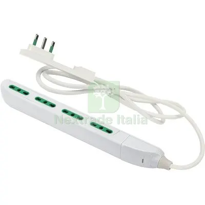 Multipresa Bipasso Slim FME Bianco Posti 4 2P+T 10/16A N°xmmq 3X1,0 MT 1,5 — Interruttori e prese — rif. FERX.VIR7403235