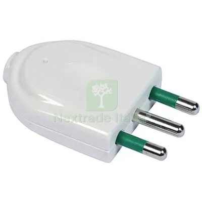 10PZ SPINA MOBILE GARANTI BIANCO 2P+T 16A A 16 Colore Bianco — Interruttori e prese — rif. FERX.VIR7403264 10PZ SPINA MOBILE GARANTI BIANCO 2P+T 16A A 16 Colore Bianco — Interruttori e prese — rif. FERX.VIR7403264