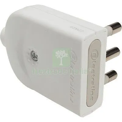 25PZ SPINA MOBILE ORIENTABILE ELECTRALINE BIANCO 2P+T 16A A 16 Colore Bianco — Interruttori e prese — rif. FERX.VIR7403265 25PZ SPINA MOBILE ORIENTABILE ELECTRALINE BIANCO 2P+T 16A A 16 Colore Bianco — Interruttori e prese — rif. FERX.VIR7403265