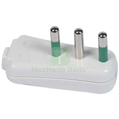10PZ SPINA MOBILE RIBASSATA GARANTI BIANCO 2P+T 16A A 16 — Interruttori e prese — rif. FERX.VIR7403270