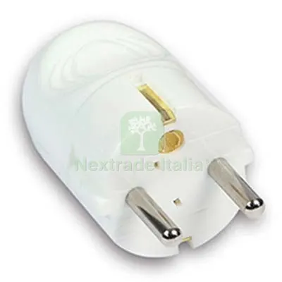 10PZ SPINA MOBILE SCHUKO GARANTI BIANCO 2P+T 16A A 16 — Interruttori e prese — rif. FERX.VIR7403272 10PZ SPINA MOBILE SCHUKO GARANTI BIANCO 2P+T 16A A 16 — Interruttori e prese — rif. FERX.VIR7403272