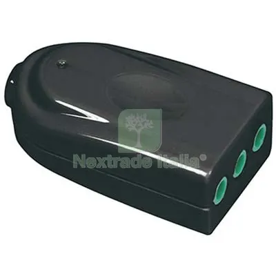 10PZ Presa Mobile Garanti Nero 2P+T 10A a 10 Colore Nero — Interruttori e prese — rif. FERX.VIR7403276 10PZ Presa Mobile Garanti Nero 2P+T 10A a 10 Colore Nero — Interruttori e prese — rif. FERX.VIR7403276