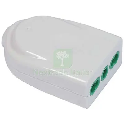 10PZ Presa Mobile Garanti Bianco 2P+T 16A Bipasso a 16 Colore Bianco — Illuminazione — rif. FERX.VIR7403278