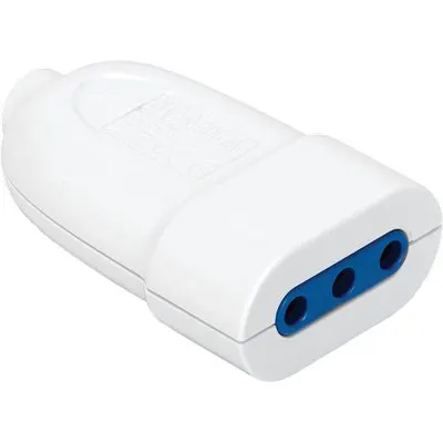 12PZ Presa Mobile Aigostar Bianco 2P+T 10A — Arredo — rif. FERX.VIR7403314 12PZ Presa Mobile Aigostar Bianco 2P+T 10A — Arredo — rif. FERX.VIR7403314