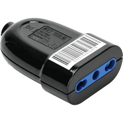 12PZ Presa Mobile Aigostar Nero 2P+T 16A Bipasso — Arredo — rif. FERX.VIR7403317