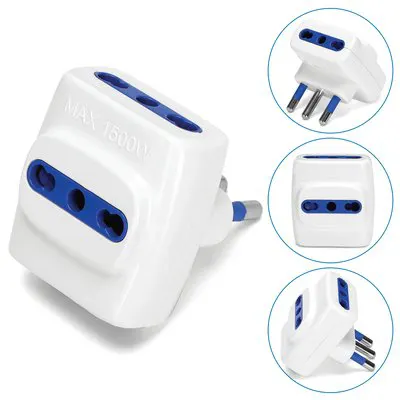 10PZ ADATTATORE TRIPLO 16A-16A AIGOSTAR BIANCO 2P+T — Interruttori e prese — rif. FERX.VIR7403326 10PZ ADATTATORE TRIPLO 16A-16A AIGOSTAR BIANCO 2P+T — Interruttori e prese — rif. FERX.VIR7403326
