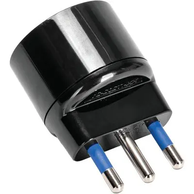10PZ ADATTATORE SCHUKO AIGOSTAR NERO 2P+T 16A — Interruttori e prese — rif. FERX.VIR7403336