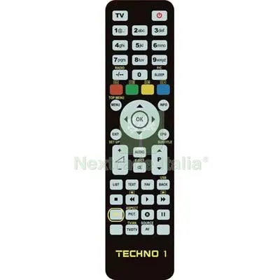 TELECOMANDO PROGRAMMABILE TECHNO 1 BRAVO TV + VCR + DVD + DTT BANCO 1 — Telecomandi e ricambi — rif. FERX.VIR7403614