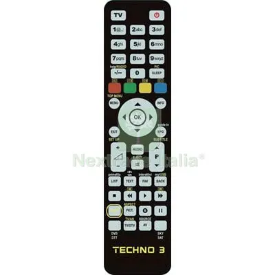 TELECOMANDO PROGRAMMABILE TECHNO 3 BRAVO TV + VCR + DVD + DTT + SKY SAT BANCHI 3 — Telecomandi e ricambi — rif. FERX.VIR7403615