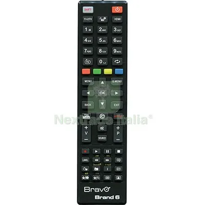 2PZ TELECOMANDO BRAND6 TV TELEFUNKEN BRAVO — Telecomandi e ricambi — rif. FERX.VIR7403645