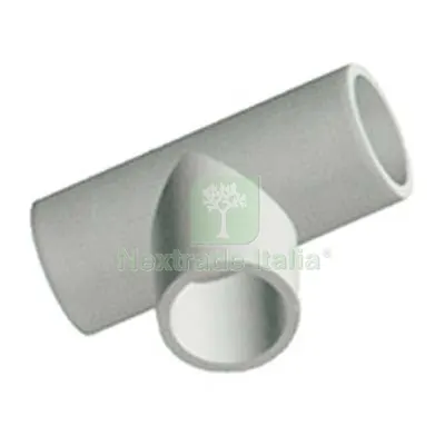 50PZ TEE IP40 X TUBO RIGIDO PVC GRIGIO MM 20 — Tubi e raccordi — rif. FERX.VIR7403761