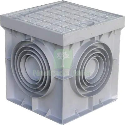 POZZETTO DERIVAZIONE + CHIUSINO PLASTICA CM 40X40 — Scarichi e sifoni — rif. FERX.VIR7403793 POZZETTO DERIVAZIONE + CHIUSINO PLASTICA CM 40X40 — Scarichi e sifoni — rif. FERX.VIR7403793