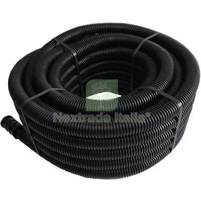 CAVIDOTTO DOPPIO STRATO POLIESTERE NERO MM 63 MT 50 — Interruttori e prese — rif. FERX.VIR7403912