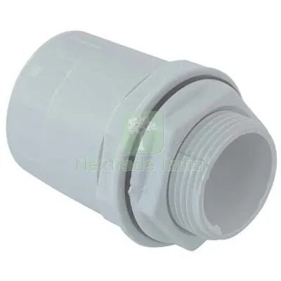 10PZ RACCORDO TUBO SCATOLA IP65 X TUBO RIGIDO PVC GRIGIO MM 25 — Tubi e raccordi — rif. FERX.VIR7404715 10PZ RACCORDO TUBO SCATOLA IP65 X TUBO RIGIDO PVC GRIGIO MM 25 — Tubi e raccordi — rif. FERX.VIR7404715