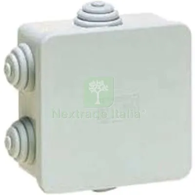 9PZ CASSETTA DERIVAZIONE IP44 MARLANVIL PC/ABS MM 80X80 H.MM 40 MM 80x80x40 POSTI 6 — Casalinghi e organizzazione — rif. FERX.VIR7404806