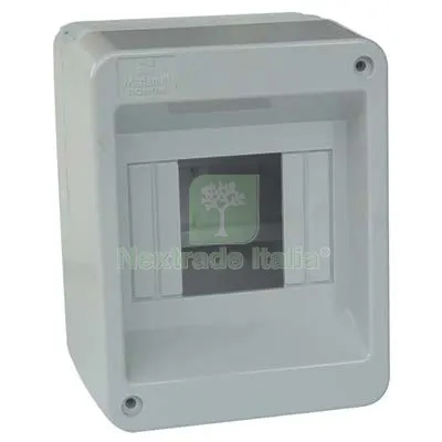 5PZ Centralino Senza Portello Marlanvil Moduli 2/4 MM 100X135 H.MM 90 MM 100x135x90 Posti 2/4 — Canaline e centralini — rif. FERX.VIR7404904 5PZ Centralino Senza Portello Marlanvil Moduli 2/4 MM 100X135 H.MM 90 MM 100x135x90 Posti 2/4 — Canaline e centralini — rif. FERX.VIR7404904