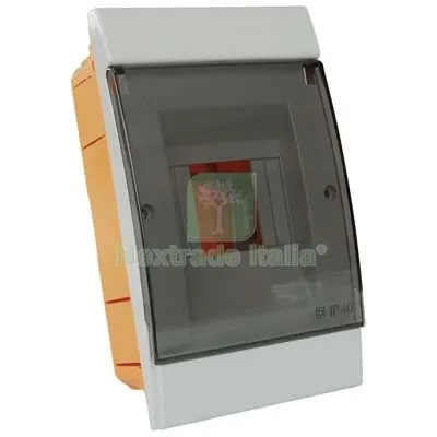 Centralino Incasso + Portella Marlanvil Moduli 4/7 MM 180X200X22 MM 180x200x95 Posti 4/7 — Canaline e centralini — rif. FERX.VIR7405007