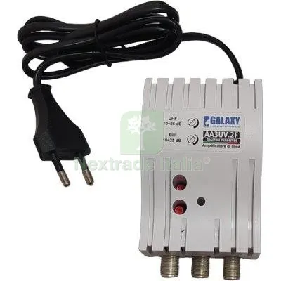 Amplificatore TV Autoalimentato 5G Ingresso 1 Uscite 2 Connessione F — Lime e raspe — rif. FERX.VIR7405118 Amplificatore TV Autoalimentato 5G Ingresso 1 Uscite 2 Connessione F — Lime e raspe — rif. FERX.VIR7405118