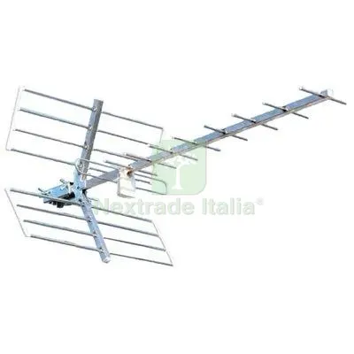 ANTENNA DIGITALE TERRESTRE BANDA UHF 5 G GALAXY ALLUMINIO GUADAGNO DB 9-12 11 ELEMENTI — Elettronica e TV — rif. FERX.VIR7405126