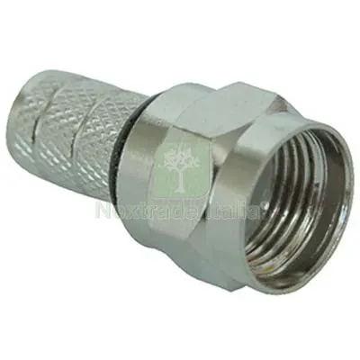 5CF CONNETTORE F A VITE COASSIALE TV X MM 6,4 CF=PZ 10 — Viti — rif. FERX.VIR7405212