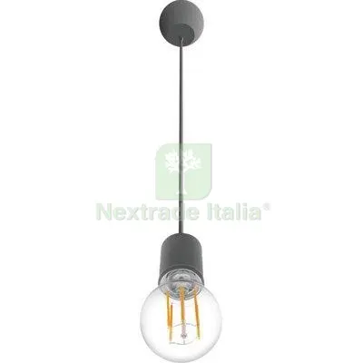 2PZ Portalampada + Cavo Fantasy 150 Century Nero E27 CM 150 — Illuminazione — rif. FERX.VIR7406242 2PZ Portalampada + Cavo Fantasy 150 Century Nero E27 CM 150 — Illuminazione — rif. FERX.VIR7406242