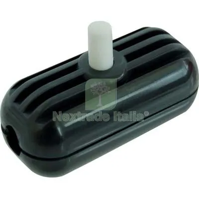 10PZ INTERRUTTORE PASSAFILO NERO Colore Nero — Interruttori e prese — rif. FERX.VIR7406250