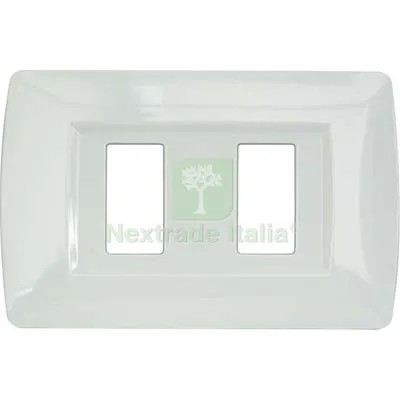 5CF PLACCA COPRIFRUTTI MAGIC LINE NYLON BIANCO POSTI 2 MM 120X80 CF=PZ 2 Colore Bianco — Interruttori e prese — rif. FERX.VIR7407414 5CF PLACCA COPRIFRUTTI MAGIC LINE NYLON BIANCO POSTI 2 MM 120X80 CF=PZ 2 Colore Bianco — Interruttori e prese — rif. FERX.VIR7407414