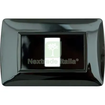 5CF Placca Coprifrutti Magic Line Nylon Nero Posti 1 MM 120X80 CF=PZ 2 Colore Nero — Interruttori e prese — rif. FERX.VIR7407418 5CF Placca Coprifrutti Magic Line Nylon Nero Posti 1 MM 120X80 CF=PZ 2 Colore Nero — Interruttori e prese — rif. FERX.VIR7407418