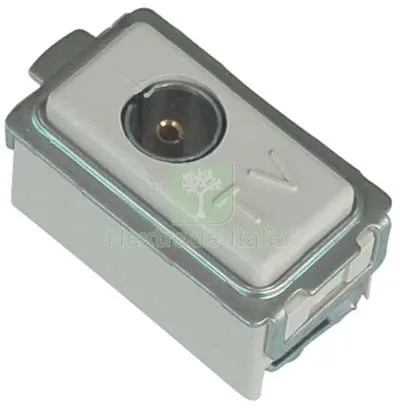 6PZ PRESA TV TERMINALE VENUS MARLANVIL MM 9,5 Colore Bianco — Interruttori e prese — rif. FERX.VIR7408419 6PZ PRESA TV TERMINALE VENUS MARLANVIL MM 9,5 Colore Bianco — Interruttori e prese — rif. FERX.VIR7408419