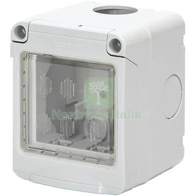 6PZ Involucro a Parete + Portella IP55 Posti 2 MM 67X83 H.MM 65 x ABM MM 65x83x65 — Cavi e fili — rif. FERX.VIR7408805 6PZ Involucro a Parete + Portella IP55 Posti 2 MM 67X83 H.MM 65 x ABM MM 65x83x65 — Cavi e fili — rif. FERX.VIR7408805
