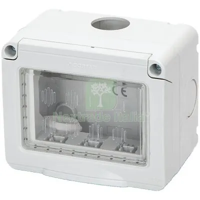 6PZ Involucro a Parete + Portella IP55 Posti 3 MM 101X83 H.MM 65 x ABM MM 101x83x65 — Cavi e fili — rif. FERX.VIR7408806