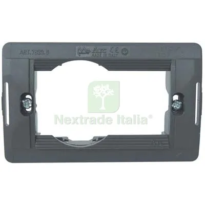 10PZ SUPPORTO FRUTTI ARC MARLANVIL PC NERO POSTI 1+SCHUKO — Interruttori e prese — rif. FERX.VIR7409042 10PZ SUPPORTO FRUTTI ARC MARLANVIL PC NERO POSTI 1+SCHUKO — Interruttori e prese — rif. FERX.VIR7409042