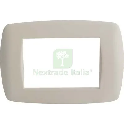 15PZ PLACCA COPRIFRUTTI MILLENIUM MARLANVIL AVORIO POSTI 3 MM 122X83 Colore Avorio — Interruttori e prese — rif. FERX.VIR7409060