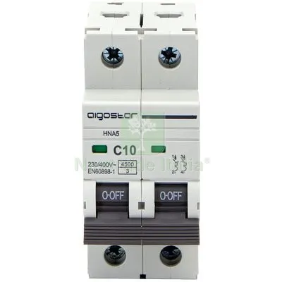 2PZ INTERRUTTORE MAGNETOTERMICO 2 POSTI AIGOSTAR 2P VOLT 230 A 10 KA 4,5 BIPOLARE — Interruttori e prese — rif. FERX.VIR7409115 2PZ INTERRUTTORE MAGNETOTERMICO 2 POSTI AIGOSTAR 2P VOLT 230 A 10 KA 4,5 BIPOLARE — Interruttori e prese — rif. FERX.VIR7409115