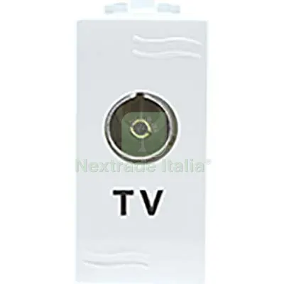 6PZ PRESA TV PASSANTE AQUA MARLANVIL MM 9,5 Colore Bianco — Interruttori e prese — rif. FERX.VIR7409265 6PZ PRESA TV PASSANTE AQUA MARLANVIL MM 9,5 Colore Bianco — Interruttori e prese — rif. FERX.VIR7409265