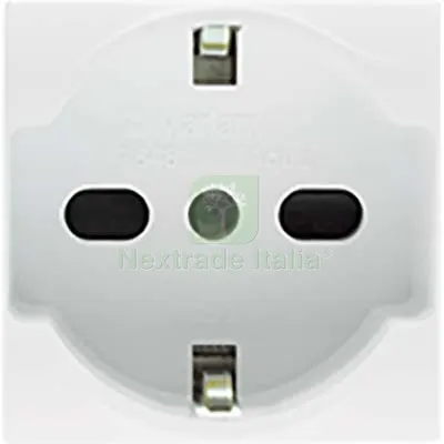 6PZ PRESA SCHUKO + SICUREZZA AQUA MARLANVIL VOLT 250 A 10/16 2P+T Colore Bianco — Interruttori e prese — rif. FERX.VIR7409267 6PZ PRESA SCHUKO + SICUREZZA AQUA MARLANVIL VOLT 250 A 10/16 2P+T Colore Bianco — Interruttori e prese — rif. FERX.VIR7409267