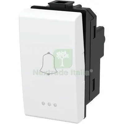 8PZ Pulsante Unipolare Campanello ABM Bianco Volt 250 a 16 — Interruttori e prese — rif. FERX.VIR7409274 8PZ Pulsante Unipolare Campanello ABM Bianco Volt 250 a 16 — Interruttori e prese — rif. FERX.VIR7409274