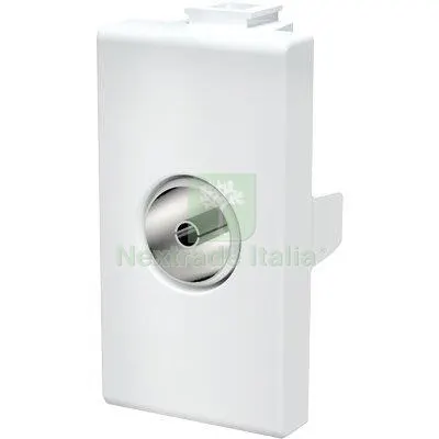 8PZ Presa TV Passante ABM Bianco MM 9,5 Colore Bianco — Interruttori e prese — rif. FERX.VIR7409279 8PZ Presa TV Passante ABM Bianco MM 9,5 Colore Bianco — Interruttori e prese — rif. FERX.VIR7409279