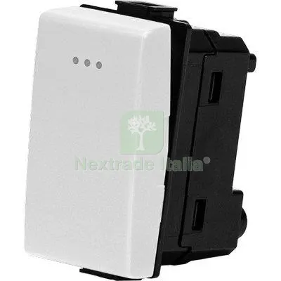 8PZ Pulsante Unipolare ABM Bianco Volt 250 a 16 Colore Bianco — Interruttori e prese — rif. FERX.VIR7409284