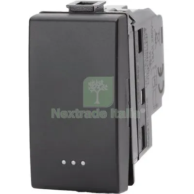 8PZ Invertitore Unipolare ABM Nero Volt 250 a 16 — Interruttori e prese — rif. FERX.VIR7409287