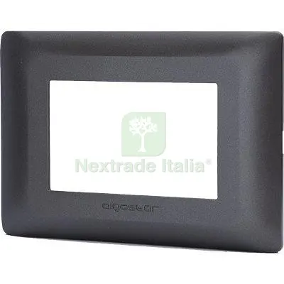 8PZ PLACCA COPRIFRUTTI ABM NERO POSTI 3 MM 120X85 Colore Nero — Interruttori e prese — rif. FERX.VIR7409294 8PZ PLACCA COPRIFRUTTI ABM NERO POSTI 3 MM 120X85 Colore Nero — Interruttori e prese — rif. FERX.VIR7409294